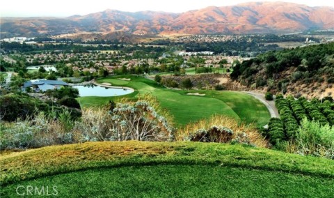 iView Toward East Mountains From Glen Ivy Golf 17th Tee