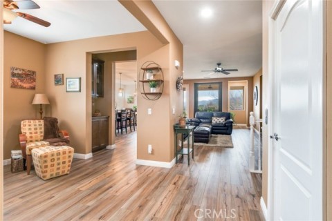 View From Hallway With Den At Left, Upstairs Elevator Door At Right