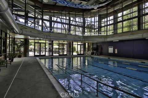 Indoor Lap Pool With Indoor A/C Walking Track Above
