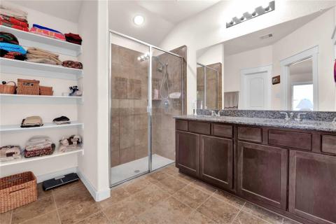 Primary Bathroom & huge closet