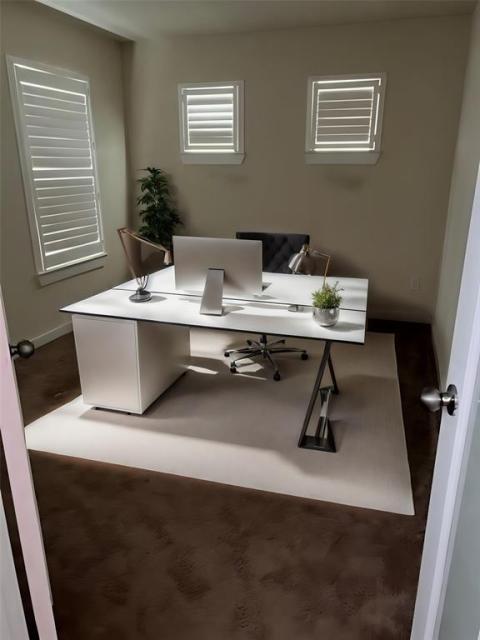 Study virtually staged