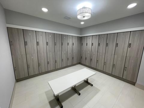 Clubhouse lockers