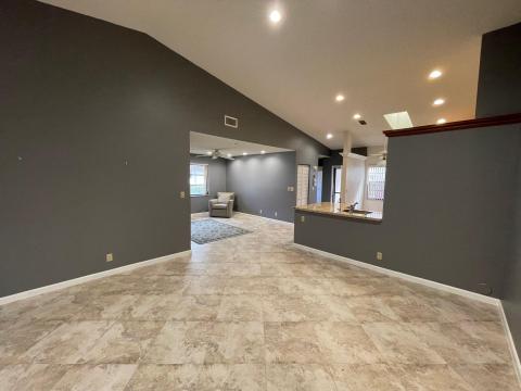Dining room to den