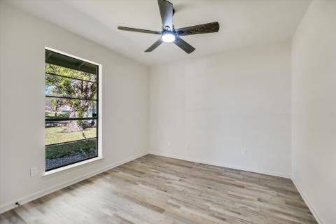 Unfurnished room featuring light wood-style floor