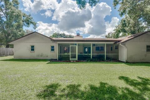 Great size fenced yard and will easily accommodate a pool.