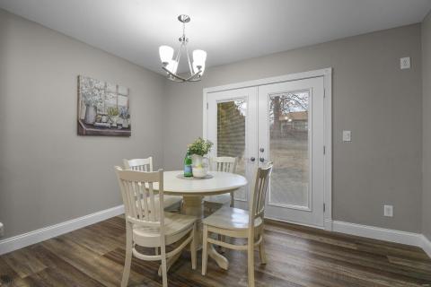Eating/Breakfast room opens to 30'x16' patio and fenced yard