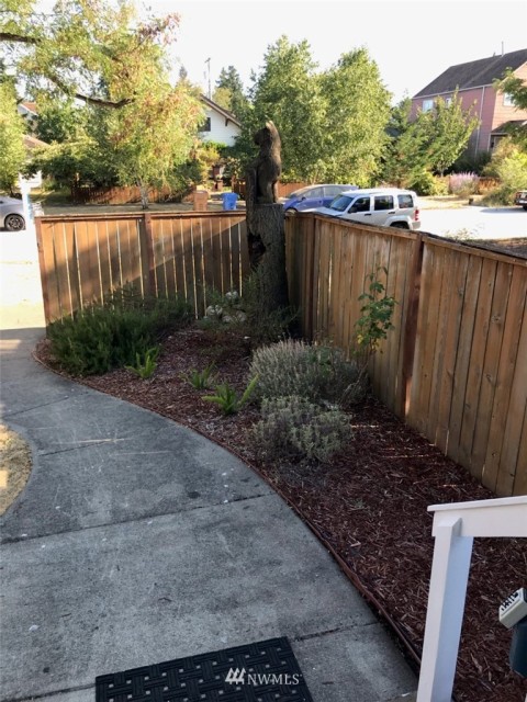 The Bear House with garden space and fully fenced private yard.