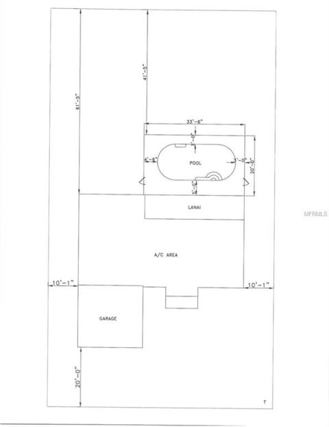 Possible 3 bedroom, 2 bath home with pool