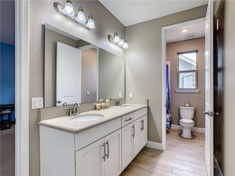 Bathroom #2 with double sink