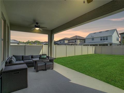 Enjoy fireworks views from your covered lanai and backyard