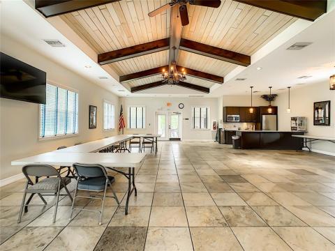 Inside clubhouse