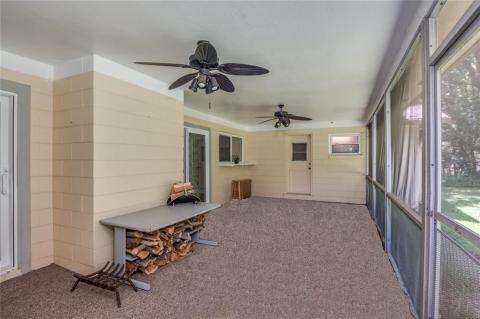 Spacious screen porch allows for lots of entertainment.
