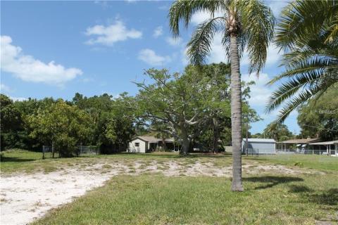 Front of lot with possible driveway to the left