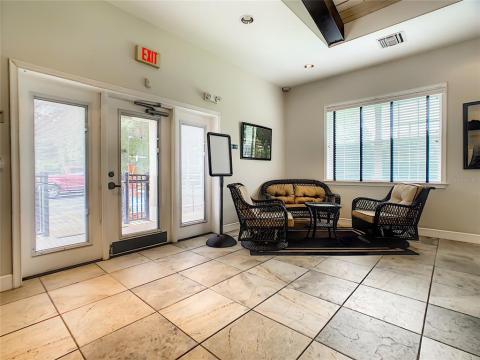 Newly renovated, residents can reserve for their special events or meetings.