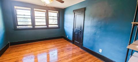 Upper Master bedroom with storage closet & walk-in closet....