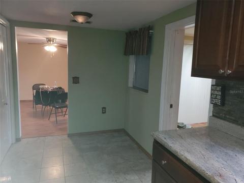 Eat-in kitchen and the 3rd bedroom /office is right off the kitchen.