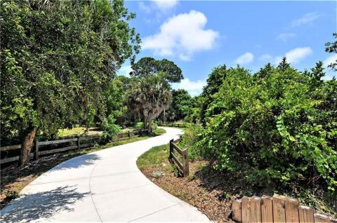 Bellagio backs up to the Intercoastal Walking and Biking Trail