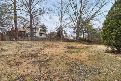 Fenced back yard and large patio
