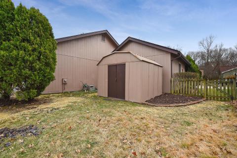 Storage shed behind the garage or add on to garage