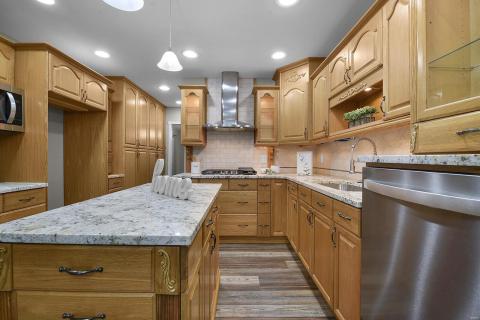 Custom Cabinets with extra molding