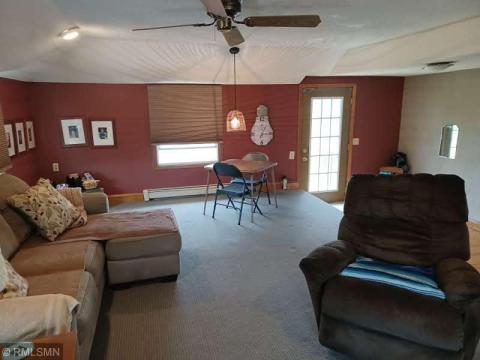 Upper level family room.