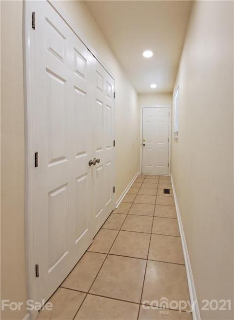 Hall to Garage and Laundry Closet