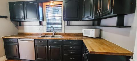 ...with modern features such as dishwasher and garbage disposal!