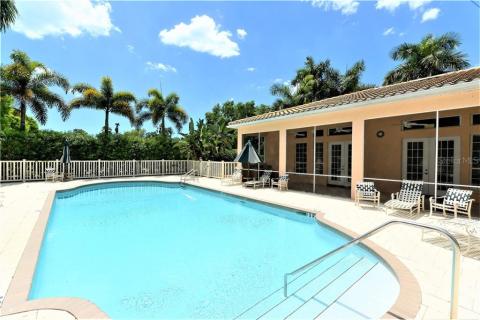 Refreshing heated community pool and lanai