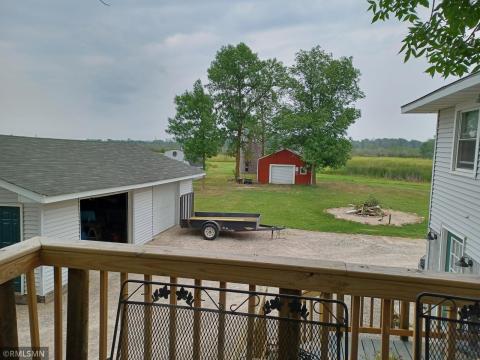 Garage is 24x33.  Red building in back is called a small barn.